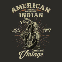 Vintage American Motorcycle Indian For Old Biker Gifts Heavy Core Tee | Teevron