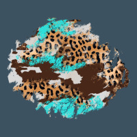 Cowhide Leopard Turquoise Patch Urban Hoodie | Teevron