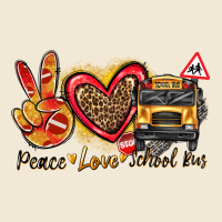 Peace Love School Bus Ladies Tee | Teevron