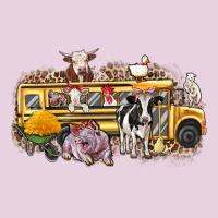 Farm Animals School Bus Ladies Tee | Teevron