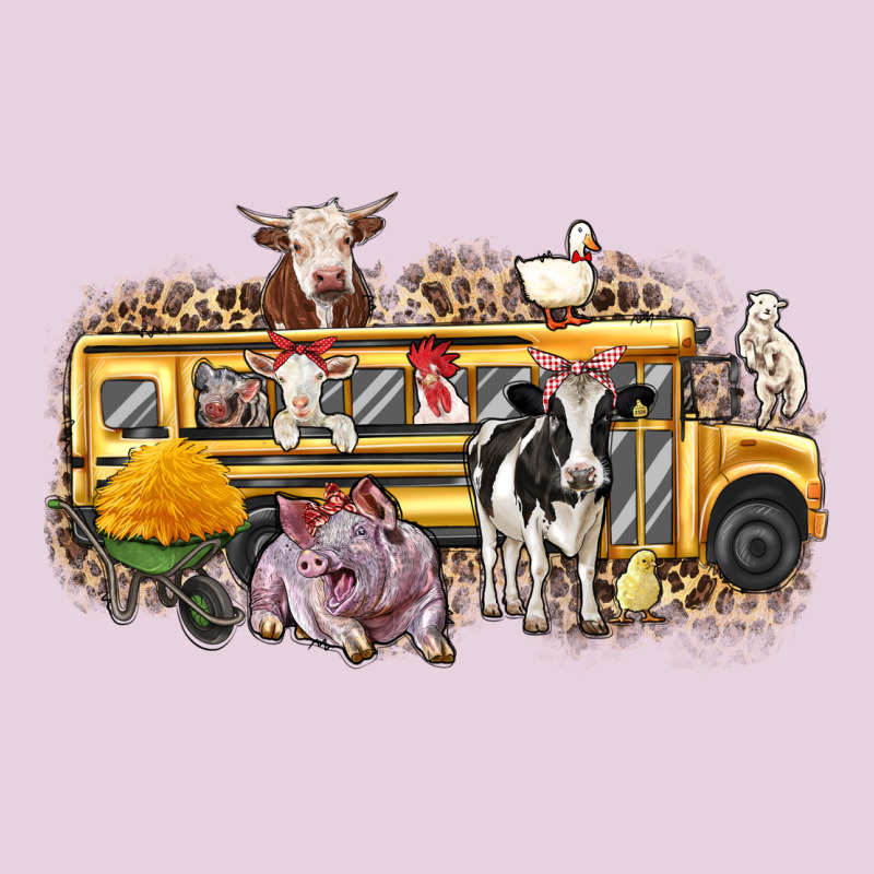 Farm Animals School Bus Ladies Tee by texasbilliewilder | Teevron
