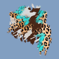 Cowhide Leopard Turquoise Patch Urban Hoodie | Teevron