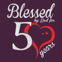 Vintage 50th Birthday Blessed By God For 50 Years Birthday Long Sleeve Tee | Teevron