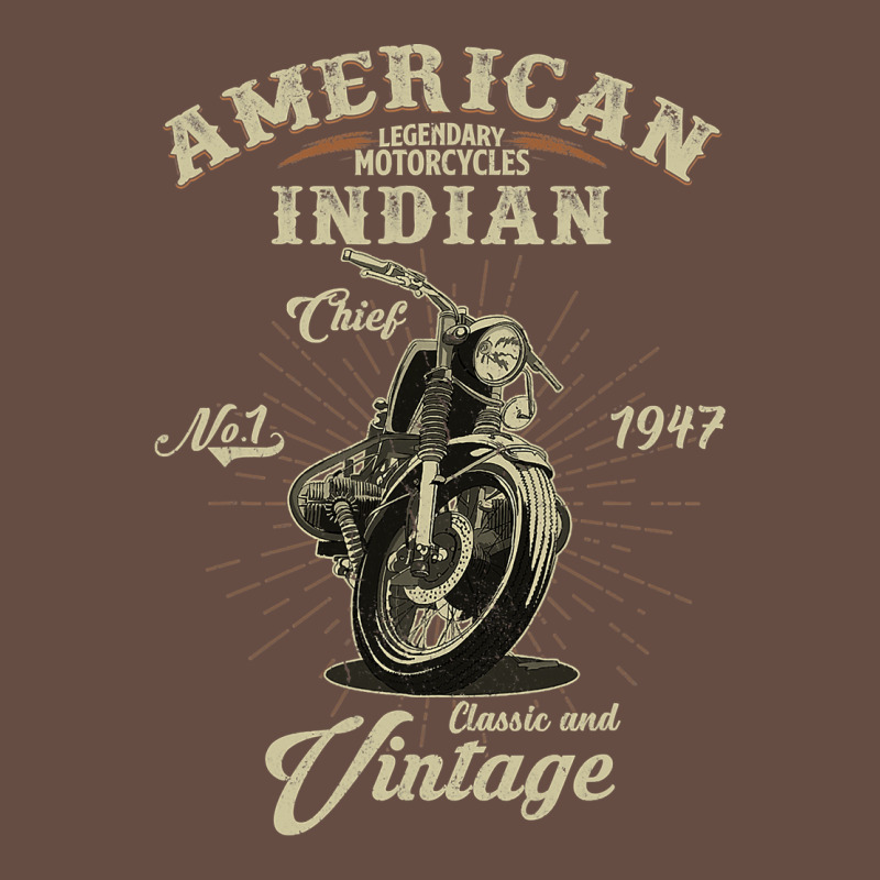 Vintage American Motorcycle Indian For Old Biker Gifts Long Sleeve Tee by longCreatives | Teevron