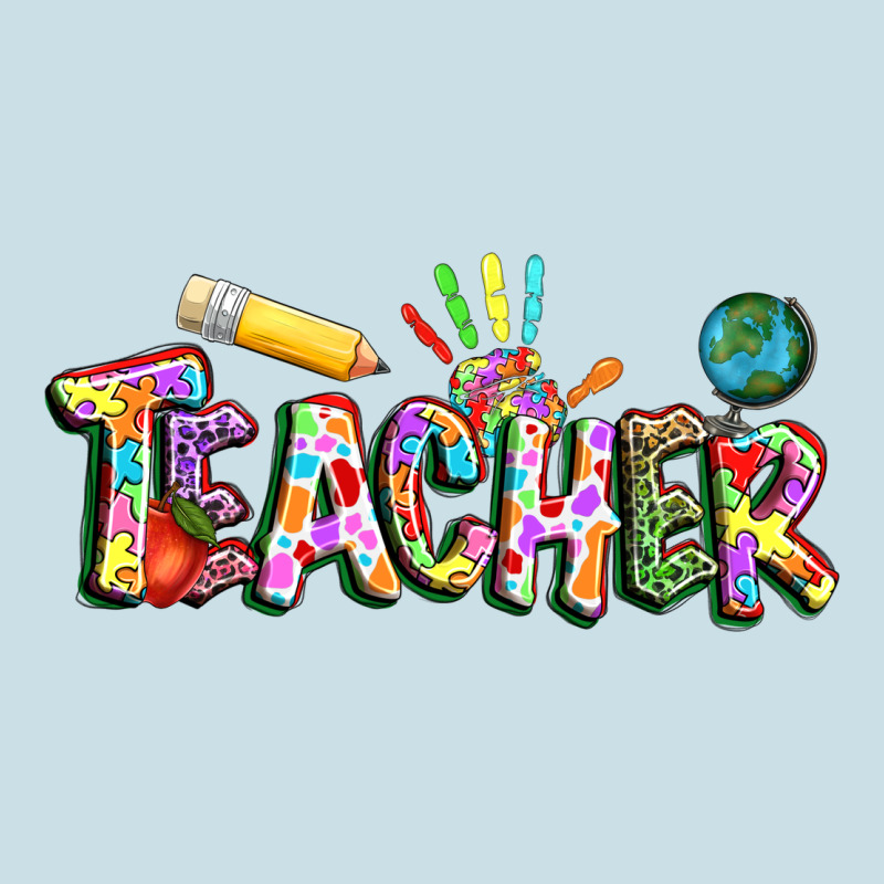 Autism Teacher Ladies Tee by NancyCooperArtShop | Teevron
