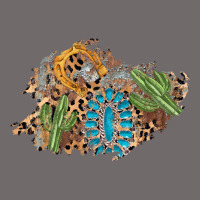 Horseshoe Leopard Gemstone Cactus Patch Urban Hoodie | Teevron