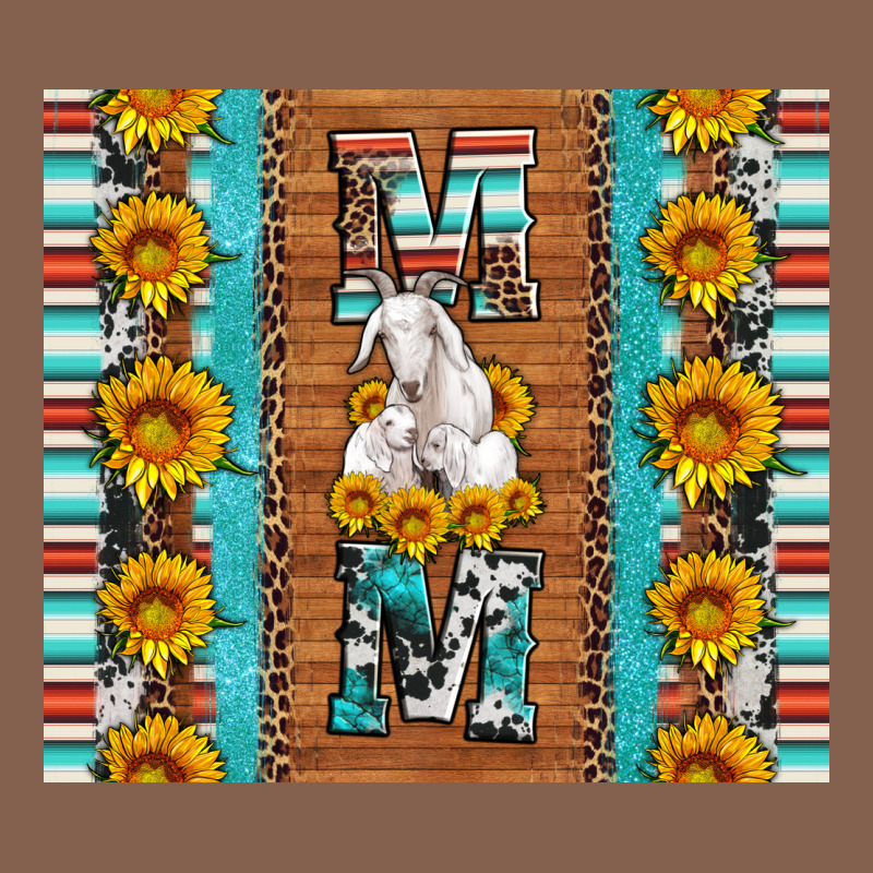 Goat Family Mom Sunflowers Serape Leopard Cowhide Tumbler Zipper Hoodie by Artiststas | Teevron