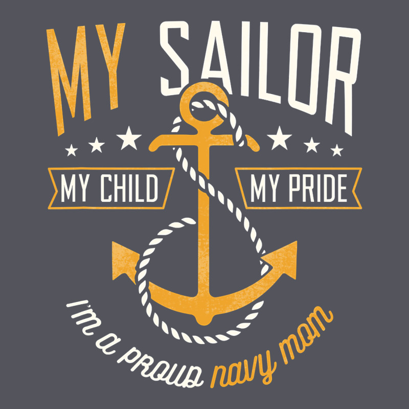 Proud Navy Mother For Moms Of Sailors Proud Mom Navy Family Vintage Hoodie by longCreatives | Teevron