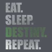Destiny  Eat Sleep Destiny Repeat Short Sleeve Vintage Hoodie | Teevron
