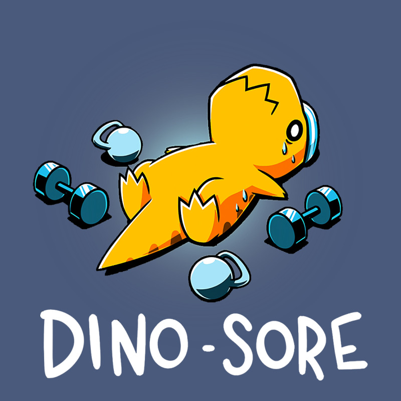 Dino Sore Funny Dinosaur Workout Gym Fitness Lifting Vintage Hoodie by longCreatives | Teevron
