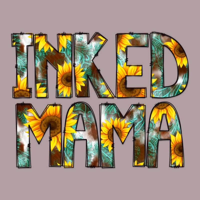 Inked Mama Flowers Vintage Hoodie by CowCowDesign | Teevron