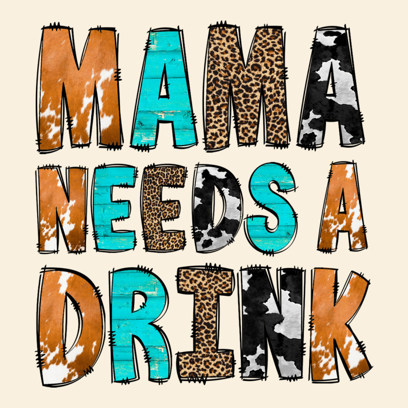 Mama Needs A Drink Vintage Hoodie by CowCowDesign | Teevron