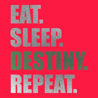 Destiny  Eat Sleep Destiny Repeat Short Sleeve Zipper Hoodie | Teevron