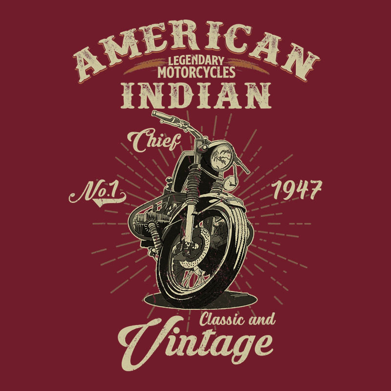 Vintage American Motorcycle Indian For Old Biker Gifts Zipper Hoodie by longCreatives | Teevron