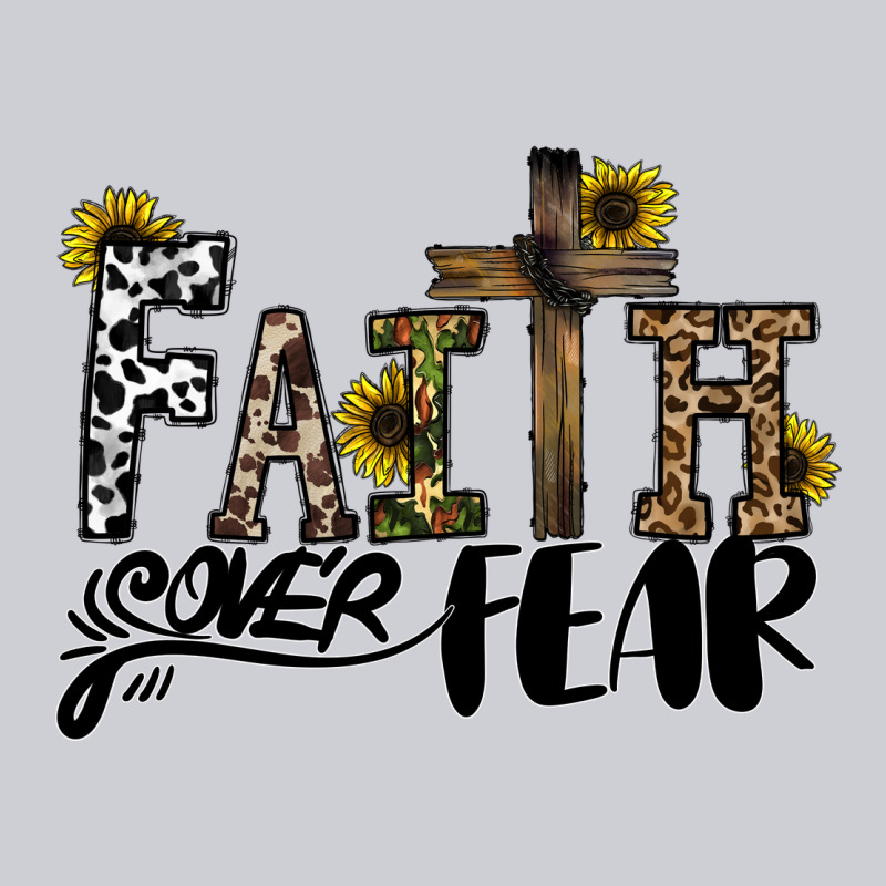 Faith Over Fear Heavyweight Sweatshirt by CowhideDigitalArt | Teevron