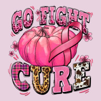 Go Fight Cure Pumpkin Ladies Tee | Teevron
