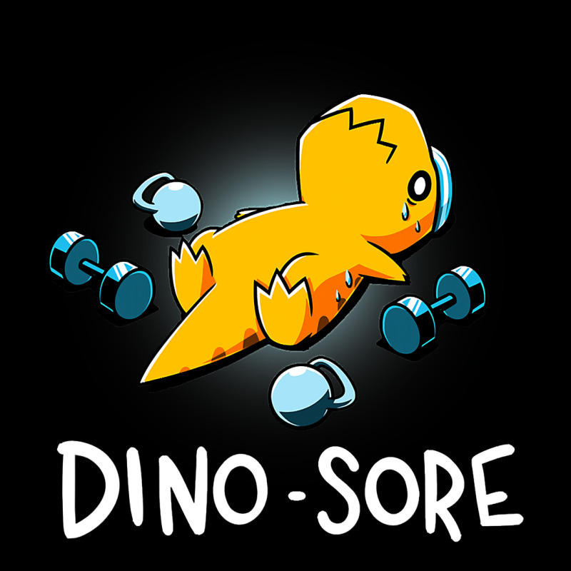 Dino Sore Funny Dinosaur Workout Gym Fitness Lifting Premium Sweatshirt by longCreatives | Teevron