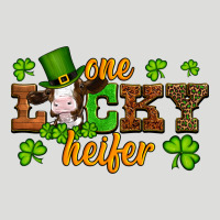 St Patricks One Lucky Heifer Baby Cow Zipper Hoodie | Teevron