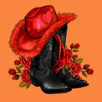 Valentines Day Cowboy Boots Red  And Roses Premium Sweatshirt | Teevron