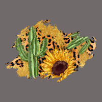Cactus Leopard Sunflower Glitter  Patch Urban Hoodie | Teevron