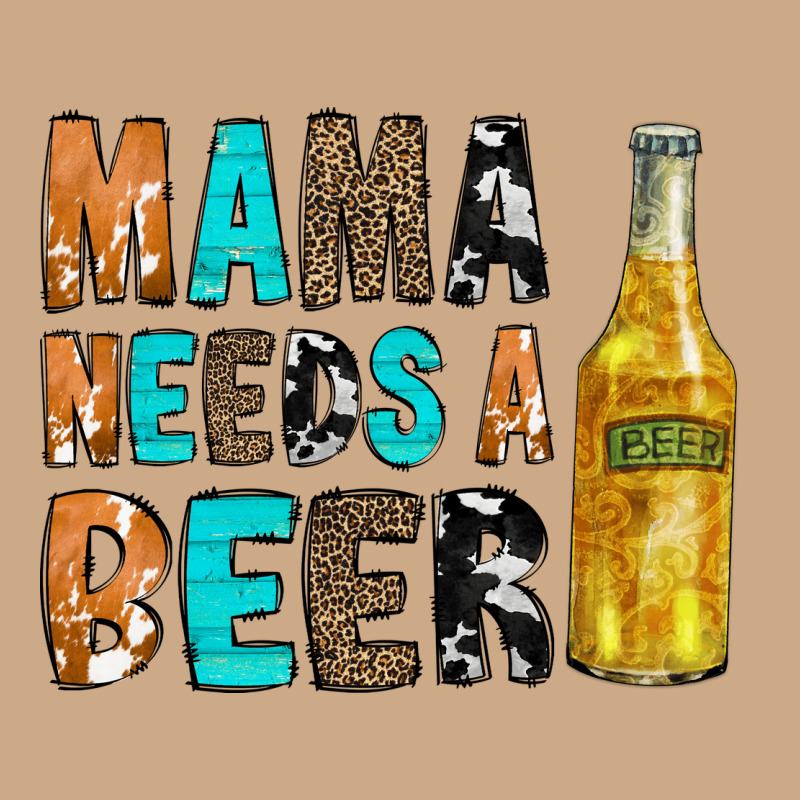 Mama Needs A Beer Vintage Hoodie by CowCowDesign | Teevron