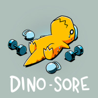 Dino Sore Funny Dinosaur Workout Gym Fitness Lifting Heavyweight Hoodie | Teevron