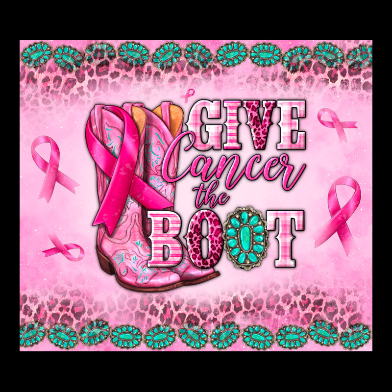 Give Cancer The Boot Premium Tee by NancyCooperArtShop | Teevron
