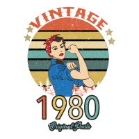 Vintage 1980 Original Parts Women 40th Birthday | Teevron