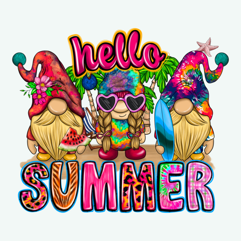 Hello Summer Gnome Premium Hoodie by CowhideDigitalArt | Teevron