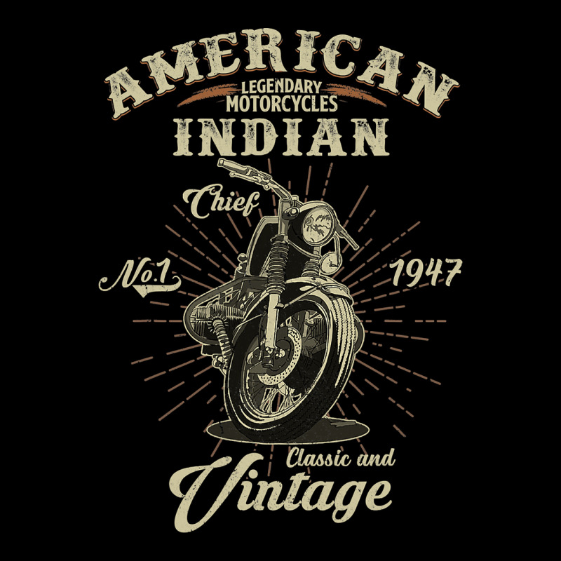 Vintage American Motorcycle Indian For Old Biker Gifts Urban Hoodie by longCreatives | Teevron