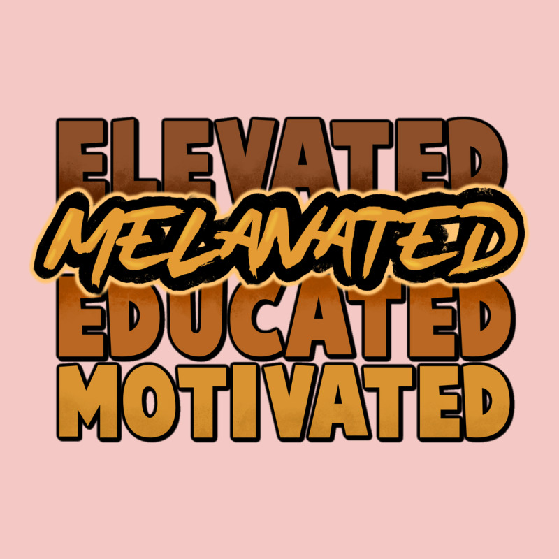 Elevated Melanated Educated Motivated Urban Heavy Tee by HowdyJamesFarm | Teevron