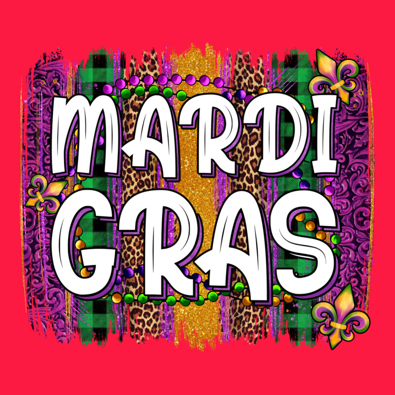 Mardi Gras Fleur De Lis Brush Stroke Zipper Hoodie by Artiststas | Teevron