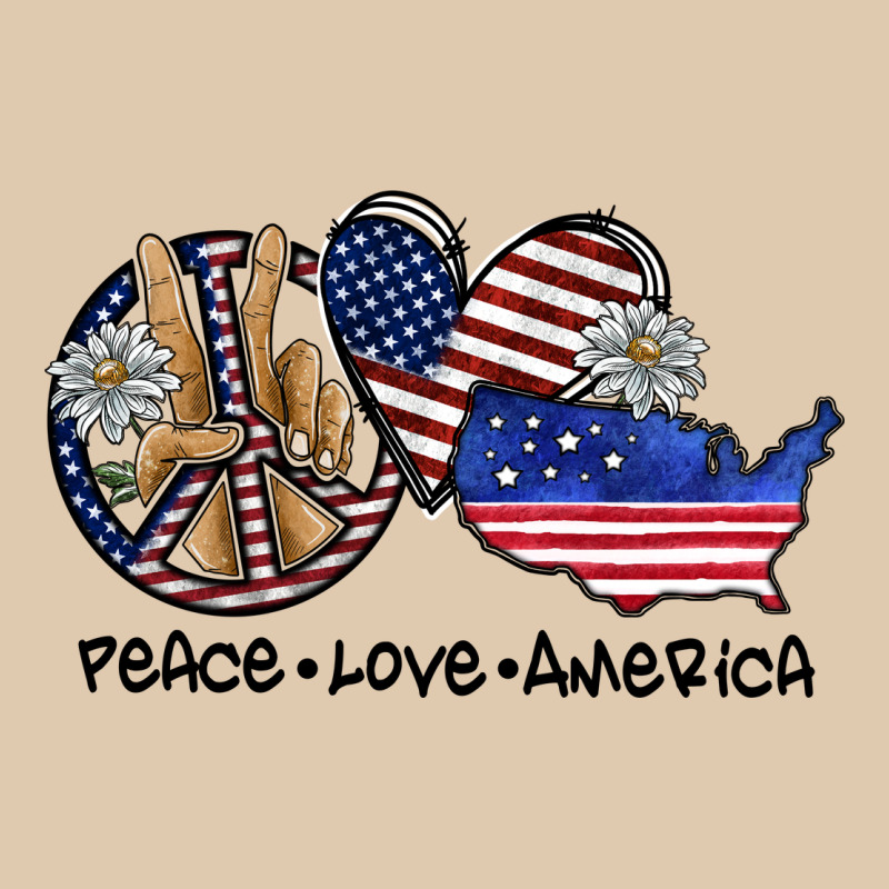 Peace Love America Heavyweight Sweatshirt by SublimationCraftShop | Teevron