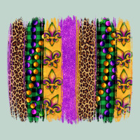 Mardi Gras Fleur De Lis And Beads Brush Stroke Zipper Hoodie | Teevron