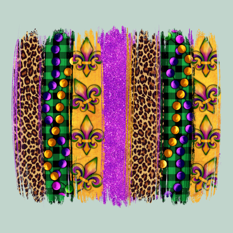 Mardi Gras Fleur De Lis And Beads Brush Stroke Zipper Hoodie by Artiststas | Teevron