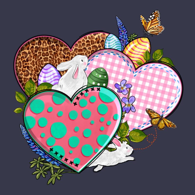 Easter Day Western Easter Hearts Long Sleeve Tee by OliviaCreatesArt | Teevron