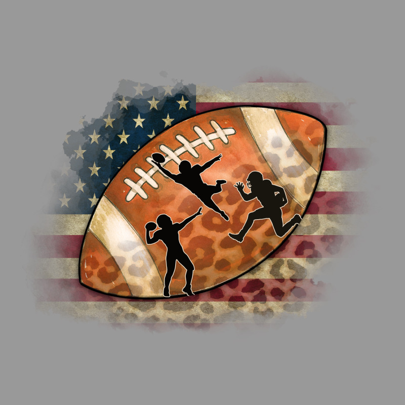 American Football Flag Players Vintage Hoodie by CowCowDesign | Teevron