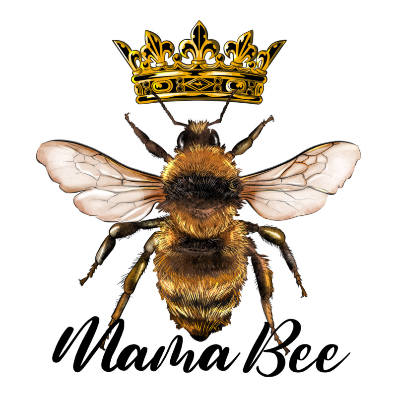 Mama Bee With Crown Zipper Hoodie by Artiststas | Teevron