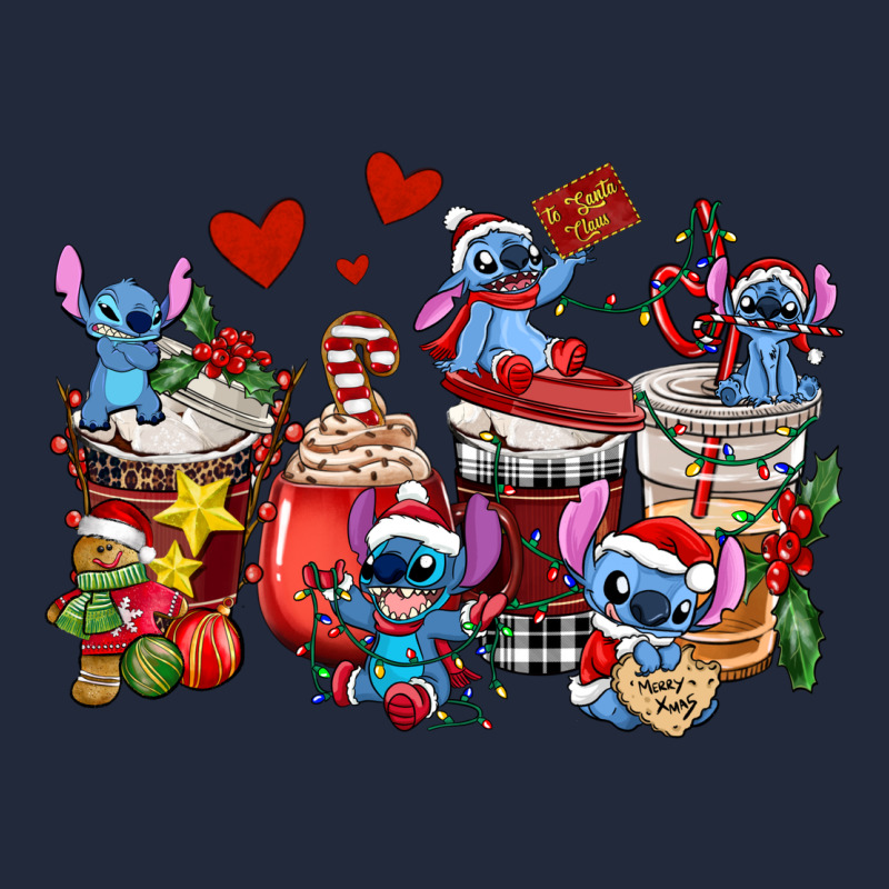 Christmas Stitch Coffee Cups Premium Sweatshirt by AdoDesignShop | Teevron