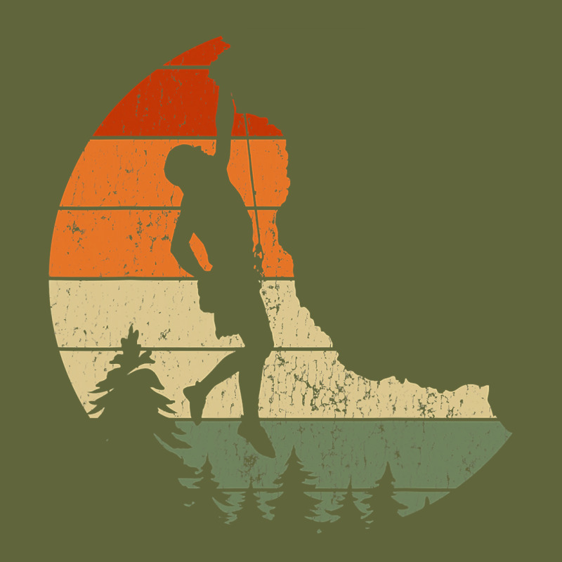 Retro Rock Climbing Vintage Climber Classic Tee by longCreatives | Teevron