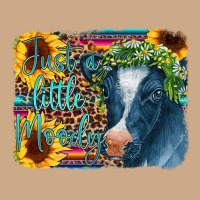 Cow Serape Just A Little Moody Vintage Hoodie | Teevron