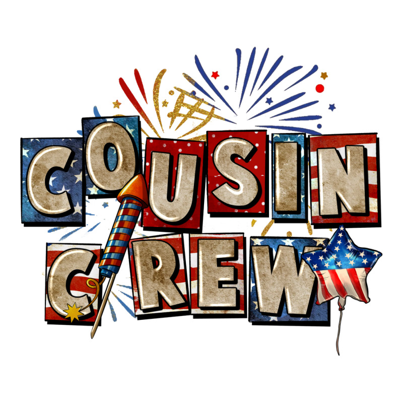 Cousin Crew 4th Of July Urban Heavy Tee by CowGirlArtShop | Teevron
