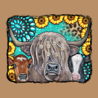 Cows Glitter Turquoise Leopard Sunflowers Vintage Hoodie | Teevron
