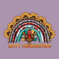 Happy Thanksgiving Rainbow Heavyweight Hoodie | Teevron