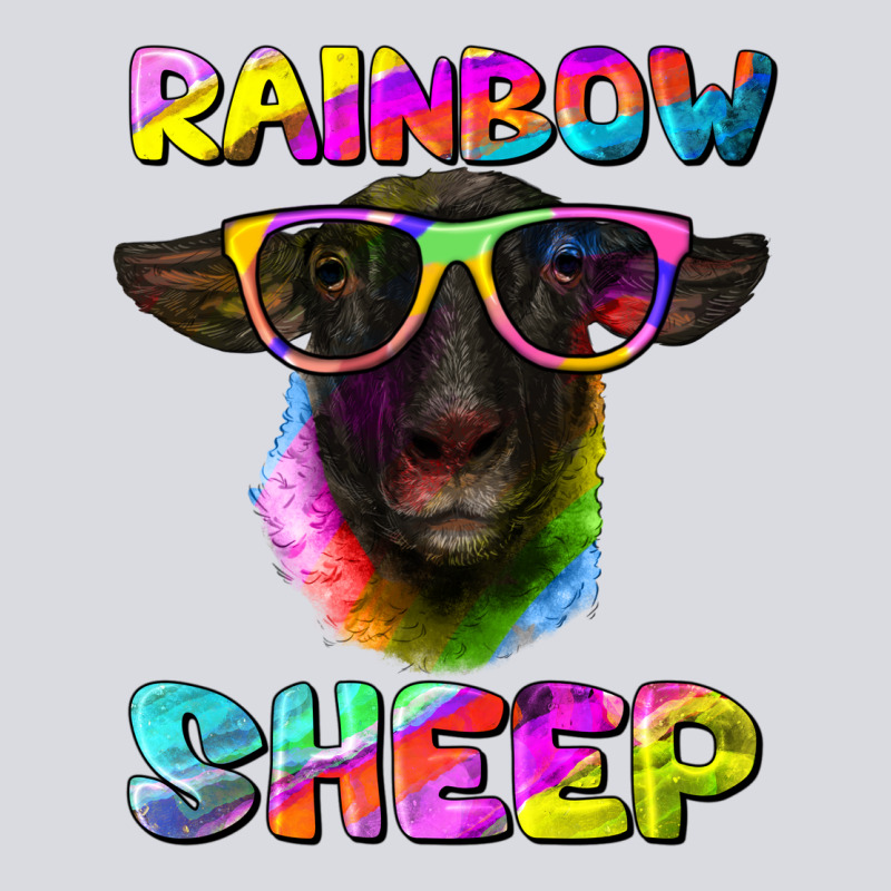 Rainbow Sheep Suffolk Sheep Zipper Hoodie by Artiststas | Teevron