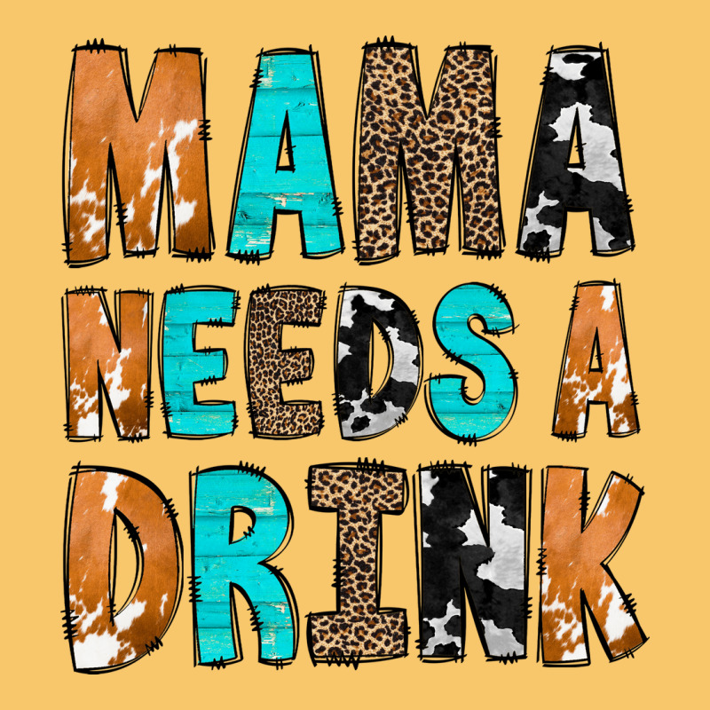 Mama Needs A Drink Vintage Hoodie by CowCowDesign | Teevron