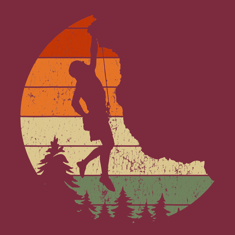 Retro Rock Climbing Vintage Climber Premium Hoodie by longCreatives | Teevron