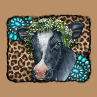 Floral Cow Leopard Gemstone Vintage Hoodie | Teevron