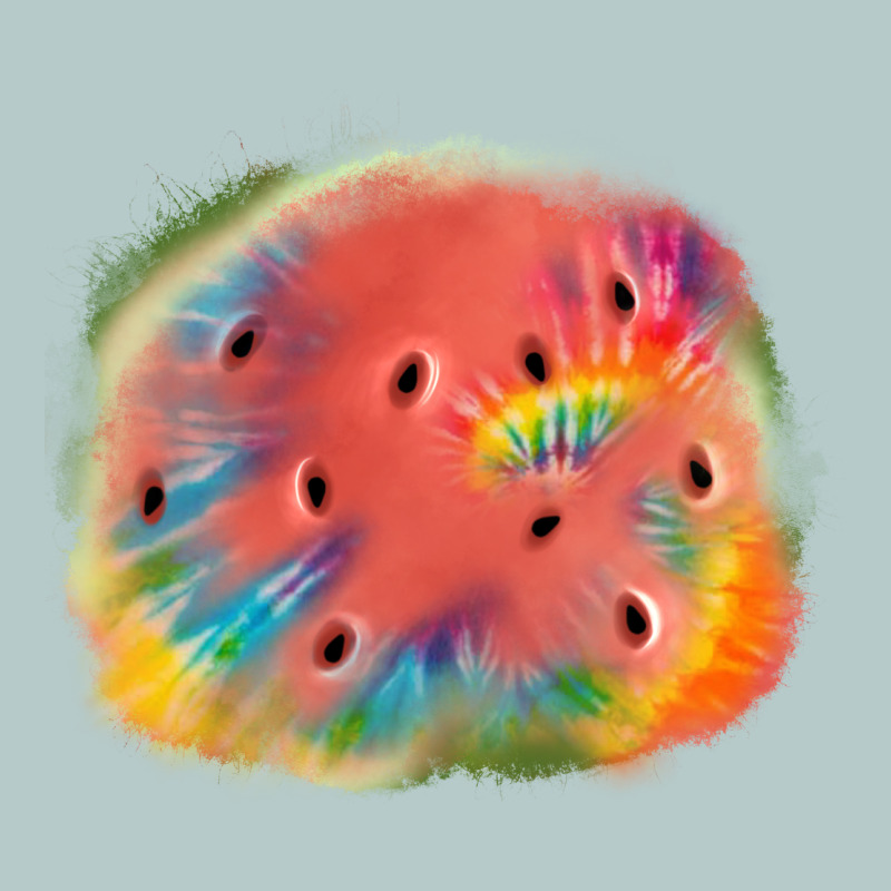 Tie Die Watermelon Heavy Core Tee by JahusDesignShop | Teevron