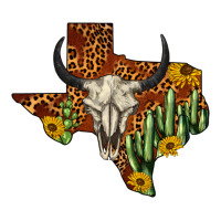 bull skull texas map western | Teevron